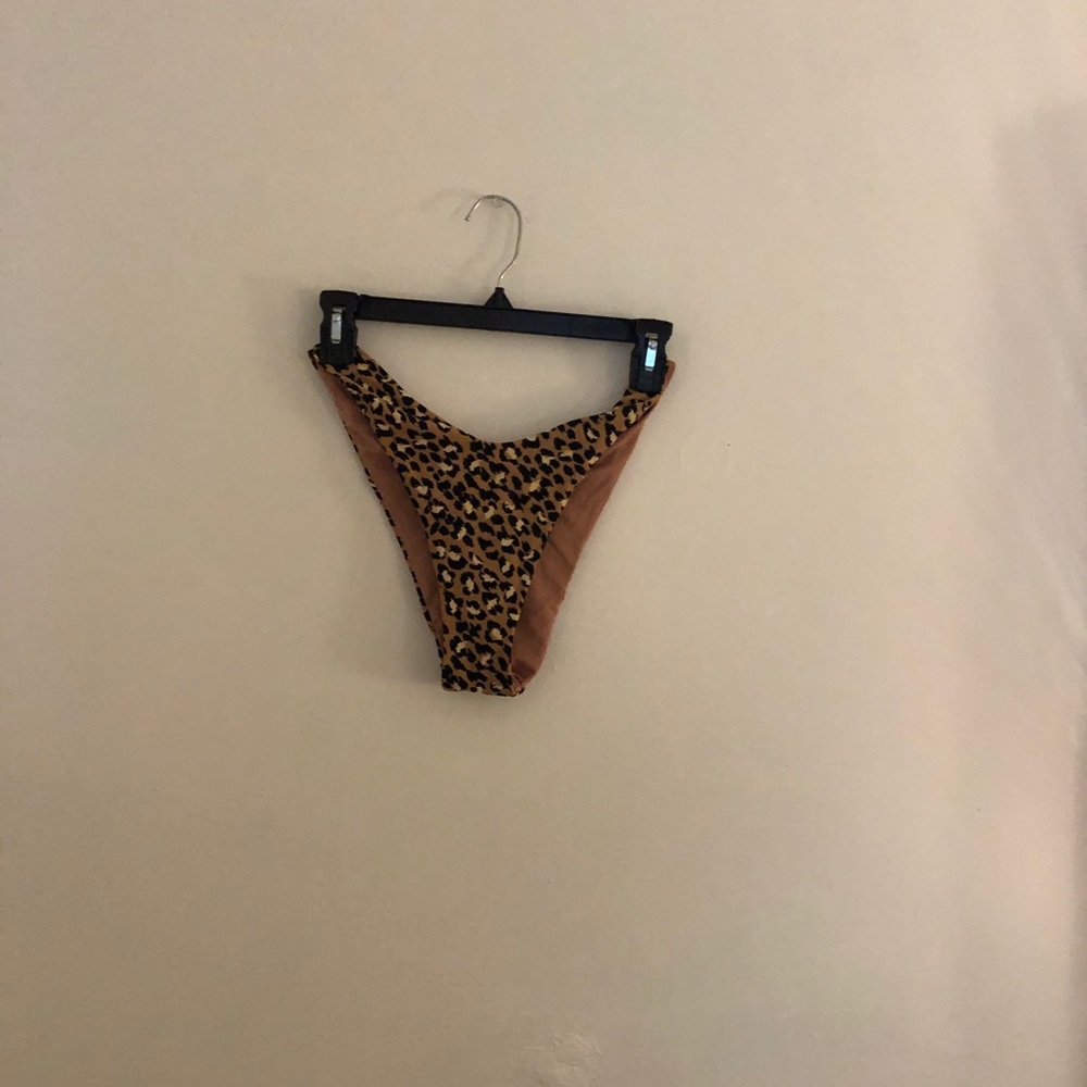 Cheeky Aerie Cheetah Swim Bottoms
